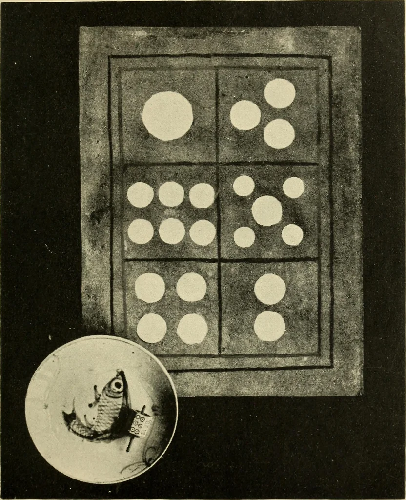 An illustration from Chinese games with dice and dominoes, 1895, leaf 16