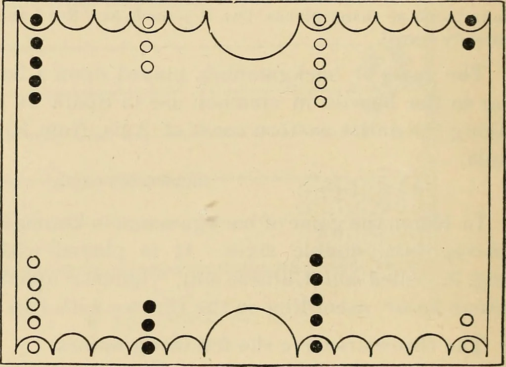 An illustration from Chinese games with dice and dominoes, 1895, leaf 23