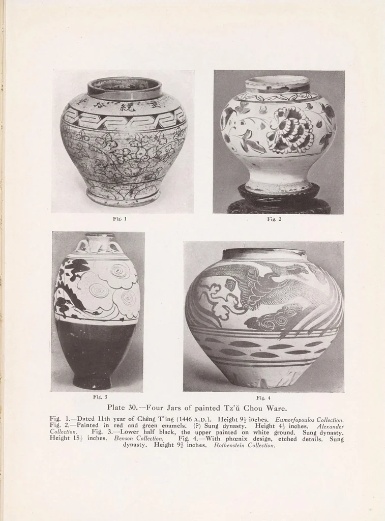 An illustration from Chinese pottery and porcelain : an account of the potter's art in China from primitive times to the present day, 1915, leaf 201