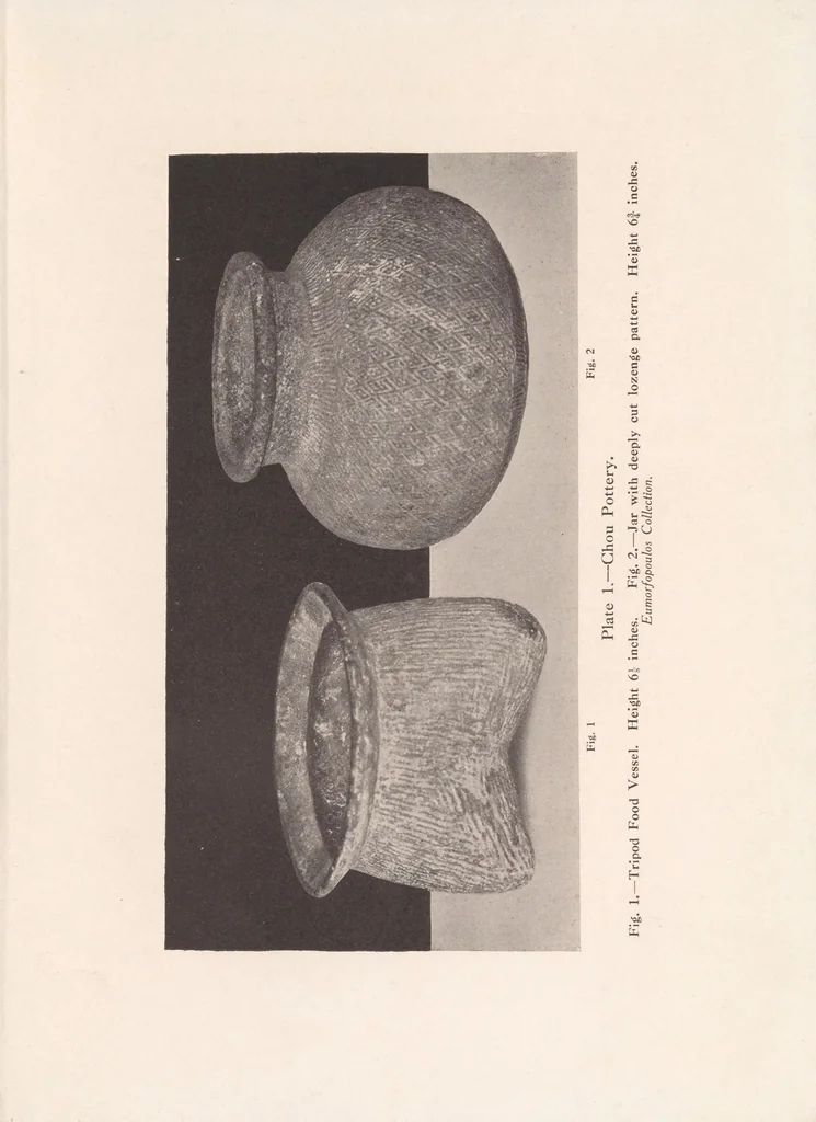 An illustration from Chinese pottery and porcelain : an account of the potter's art in China from primitive times to the present day, 1915, leaf 43