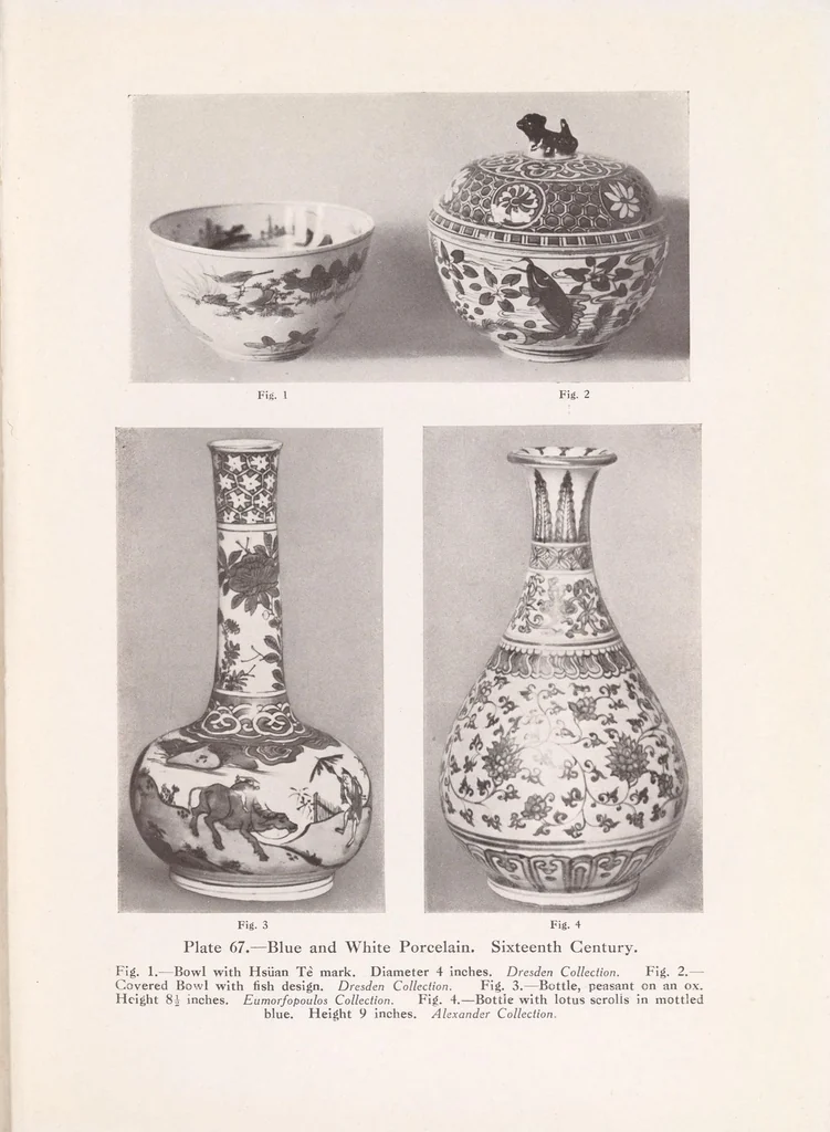 An illustration from Chinese pottery and porcelain : an account of the potter's art in China from primitive times to the present day, 1915, leaf 73