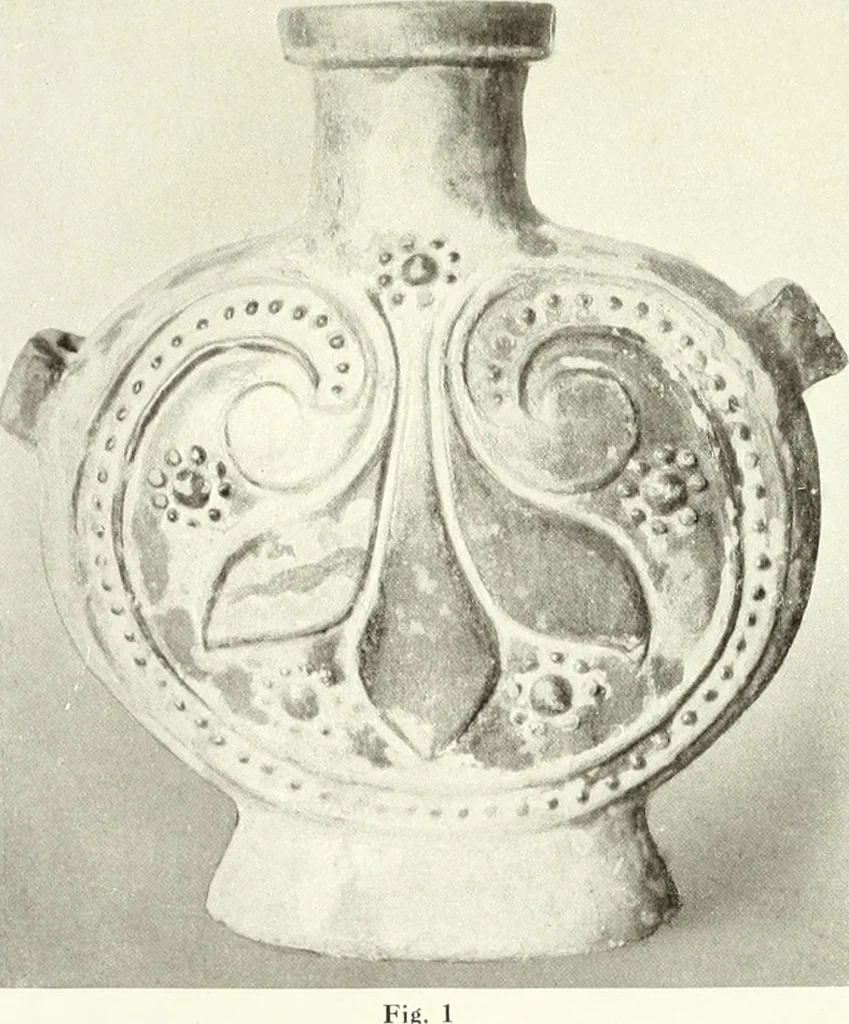 An illustration from Chinese pottery and porcelain : an account of the potter's art in China from primitive times to the present day, 1915, leaf 106