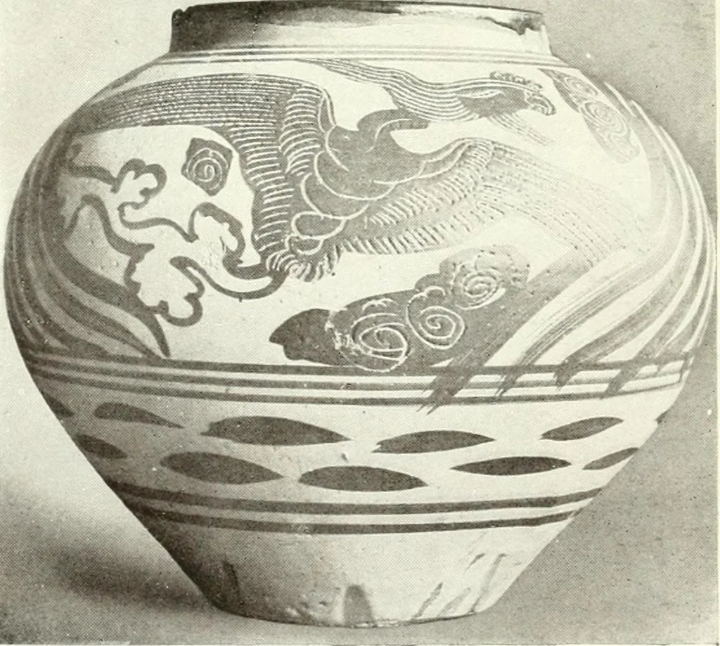 An illustration from Chinese pottery and porcelain : an account of the potter's art in China from primitive times to the present day, 1915, leaf 204