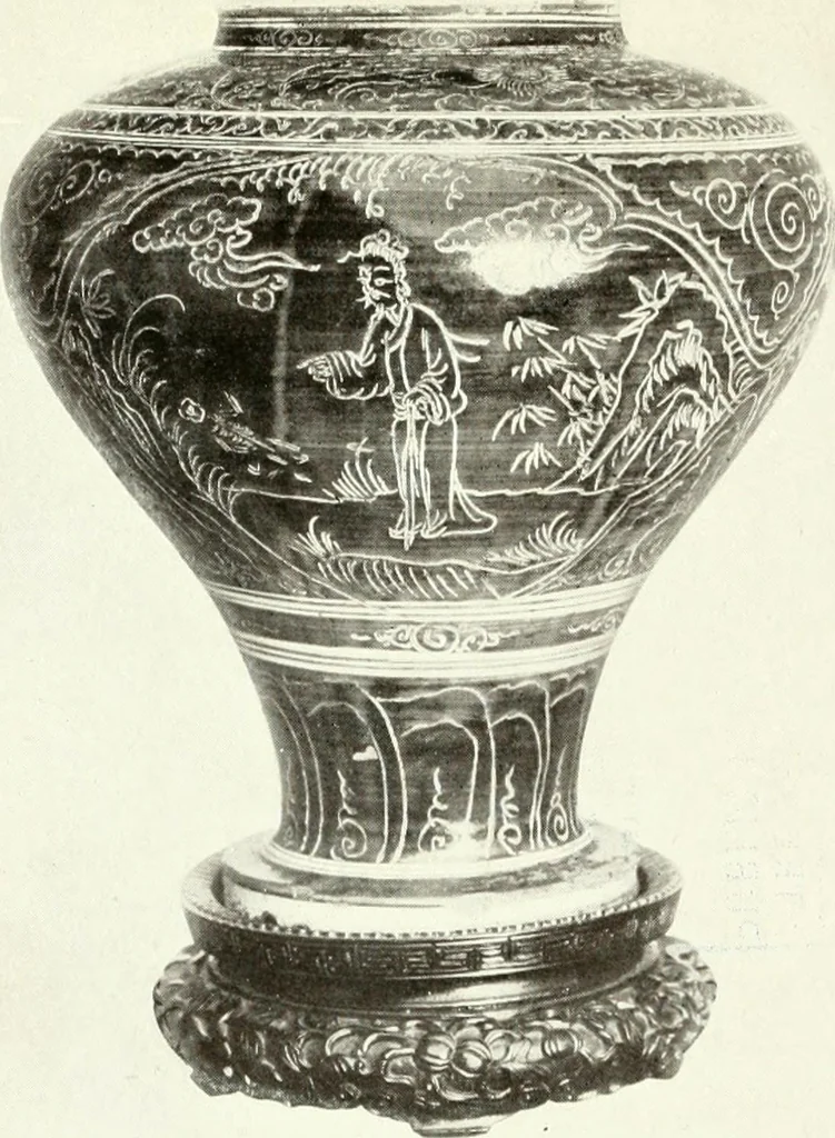 An illustration from Chinese pottery and porcelain : an account of the potter's art in China from primitive times to the present day, 1915, leaf 210