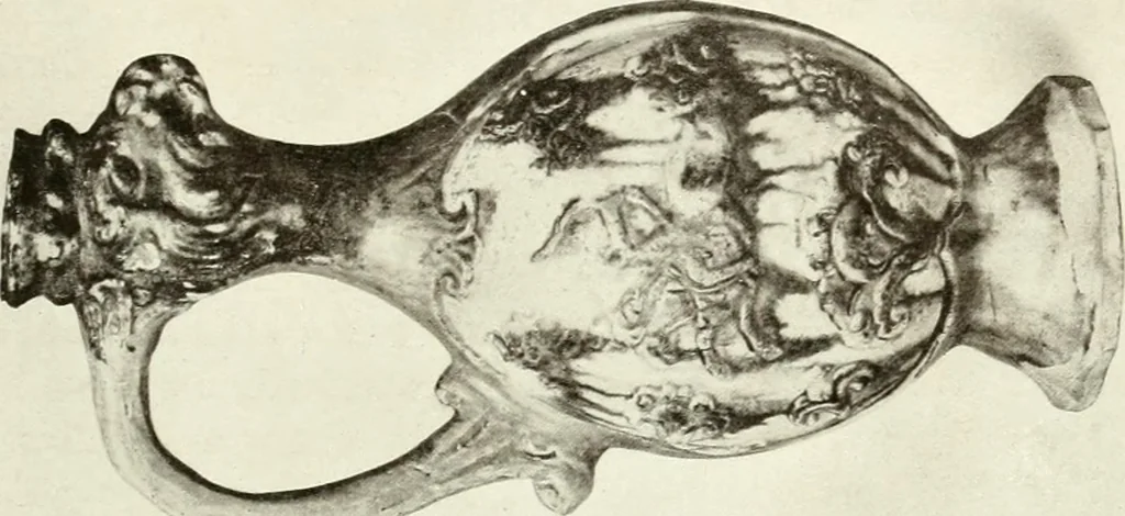 An illustration from Chinese pottery and porcelain : an account of the potter's art in China from primitive times to the present day, 1915, leaf 90