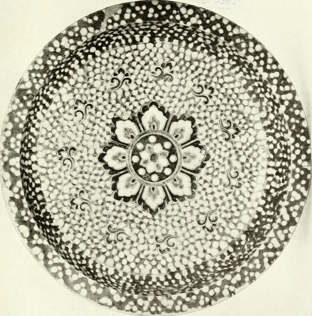 An illustration from Chinese pottery and porcelain : an account of the potter's art in China from primitive times to the present day, 1915, leaf 92