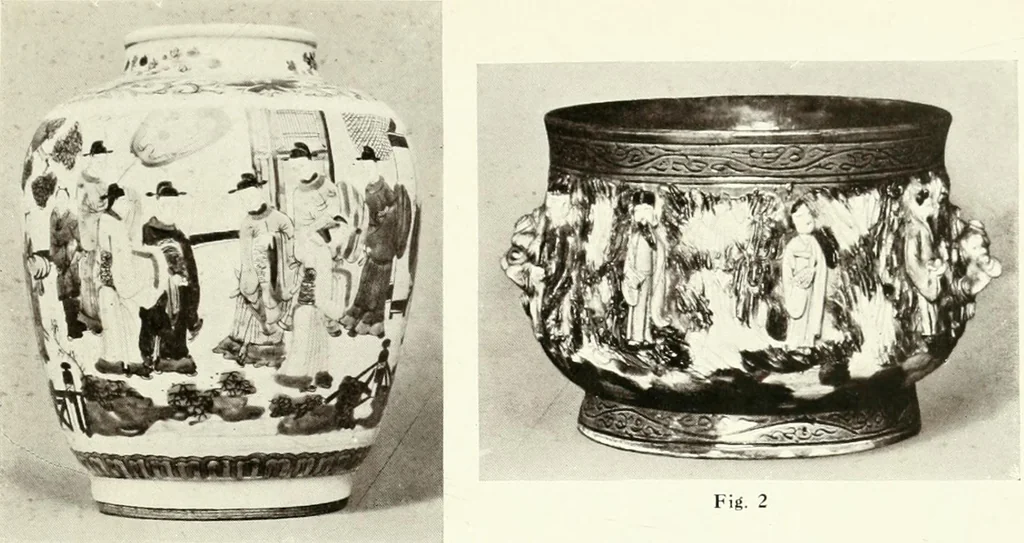 An illustration from Chinese pottery and porcelain : an account of the potter's art in China from primitive times to the present day, 1915, leaf 162