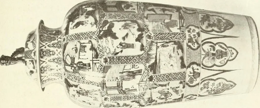 An illustration from Chinese pottery and porcelain : an account of the potter's art in China from primitive times to the present day, 1915, leaf 230