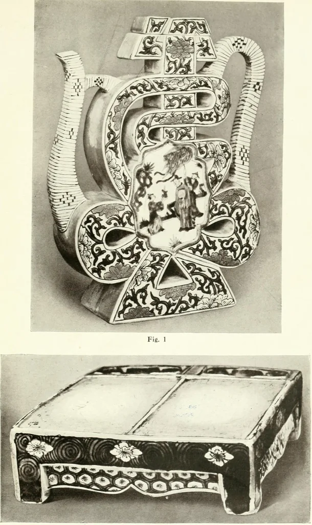 An illustration from Chinese pottery and porcelain : an account of the potter's art in China from primitive times to the present day, 1915, leaf 236