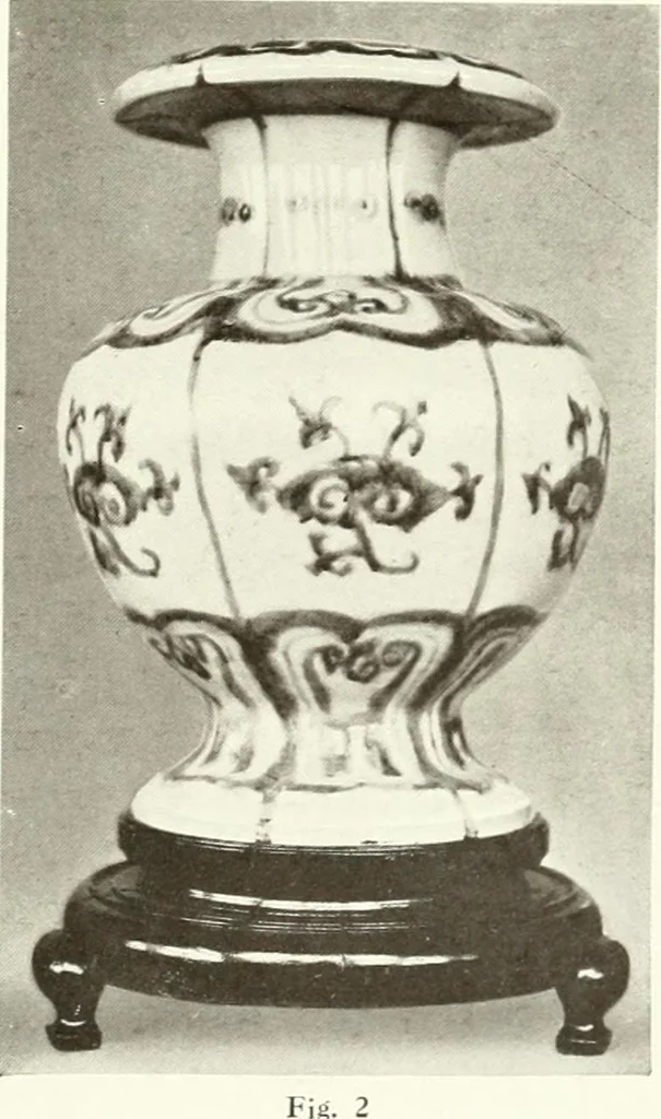 An illustration from Chinese pottery and porcelain : an account of the potter's art in China from primitive times to the present day, 1915, leaf 346