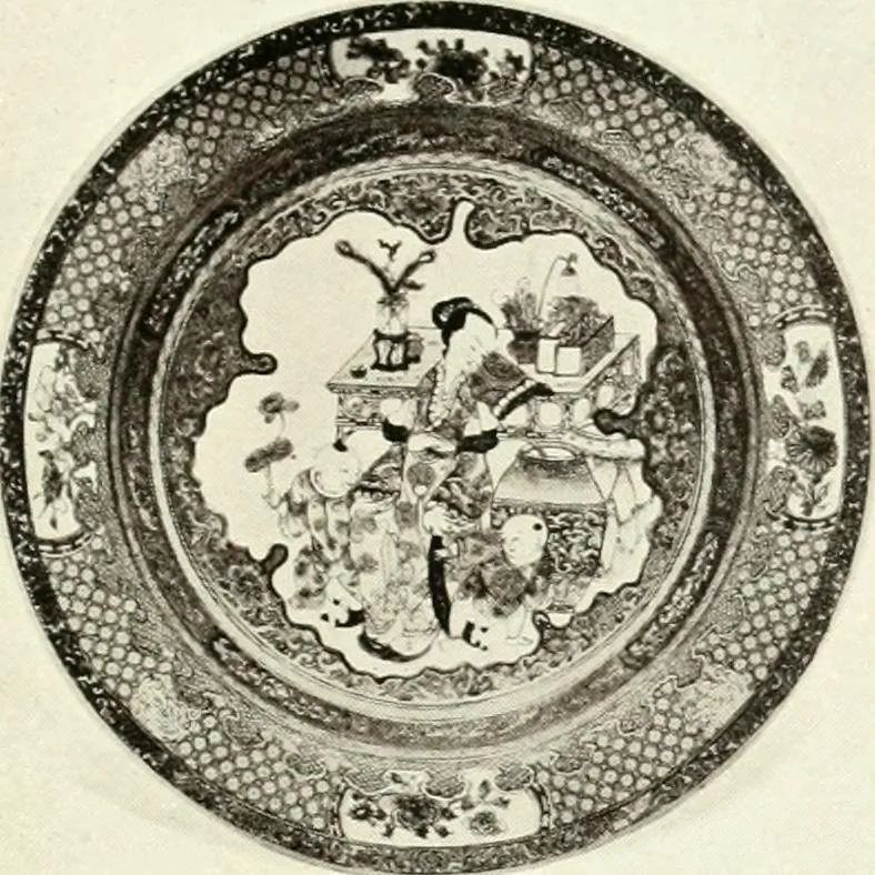 An illustration from Chinese pottery and porcelain : an account of the potter's art in China from primitive times to the present day, 1915, leaf 352
