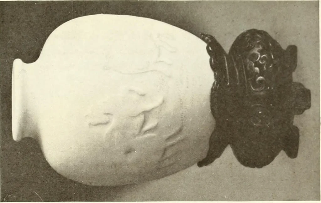 An illustration from Chinese pottery and porcelain : an account of the potter's art in China from primitive times to the present day, 1915, leaf 382