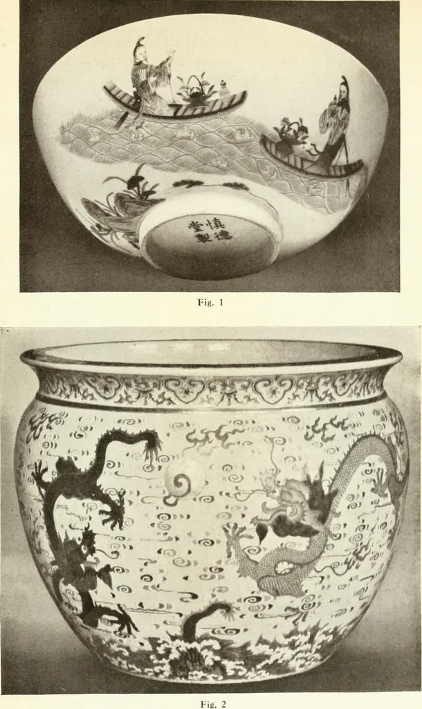An illustration from Chinese pottery and porcelain : an account of the potter's art in China from primitive times to the present day, 1915, leaf 452
