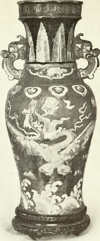 An illustration from Chinese pottery and porcelain : an account of the potter's art in China from primitive times to the present day, 1915, leaf 62