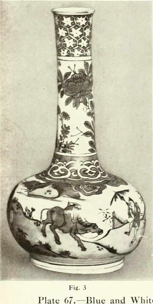 An illustration from Chinese pottery and porcelain : an account of the potter's art in China from primitive times to the present day, 1915, leaf 74