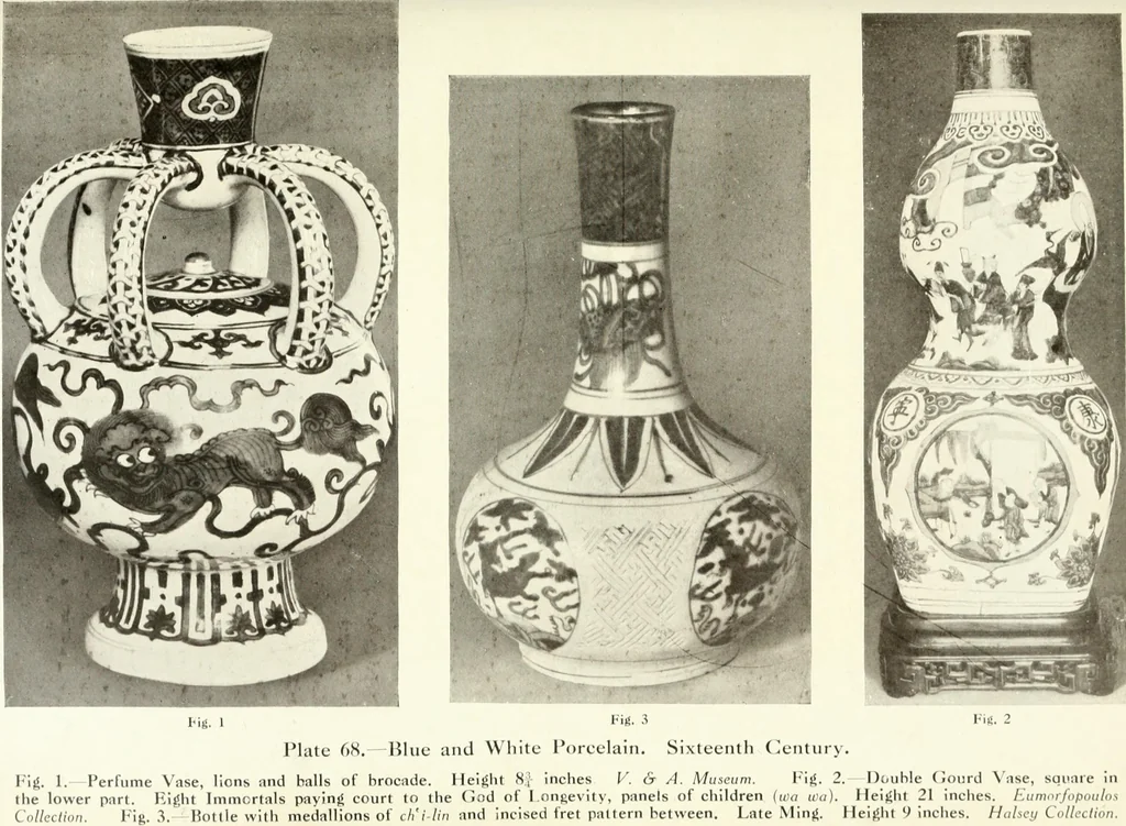 An illustration from Chinese pottery and porcelain : an account of the potter's art in China from primitive times to the present day, 1915, leaf 84