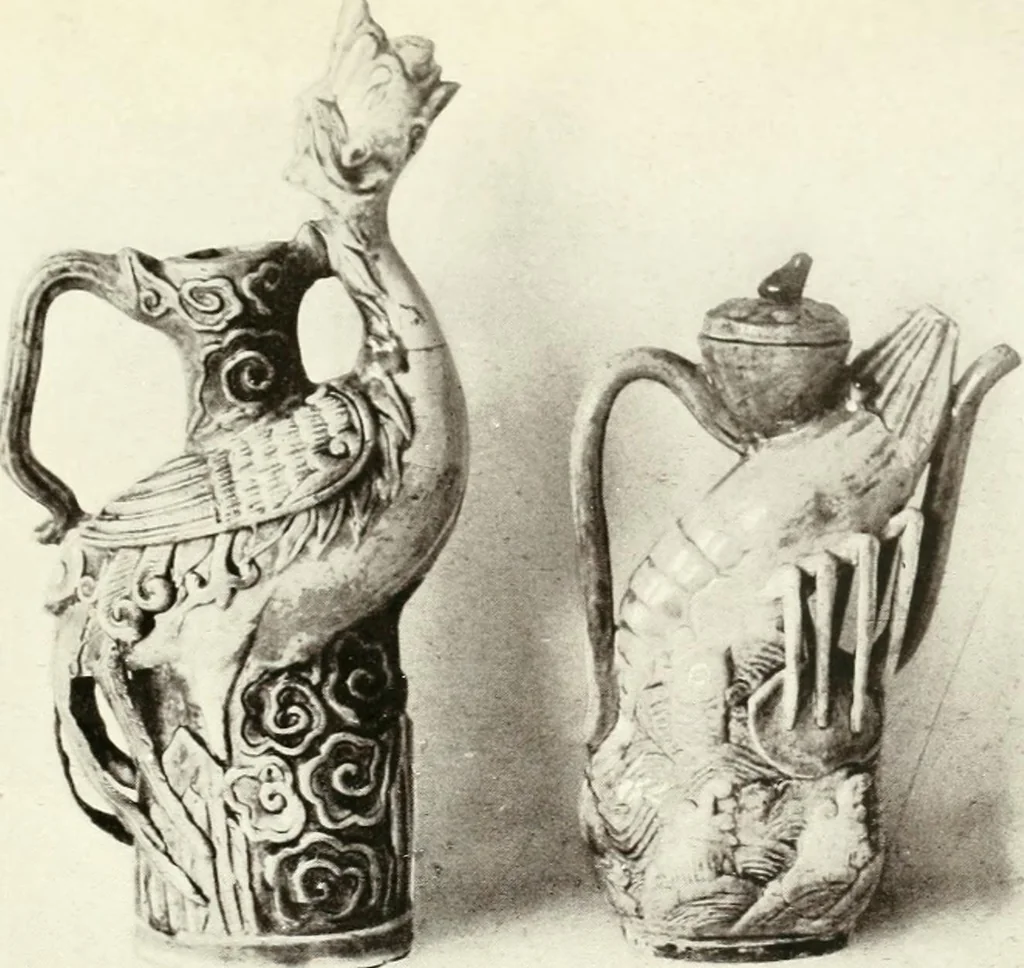 An illustration from Chinese pottery and porcelain : an account of the potter's art in China from primitive times to the present day, 1915, leaf 90
