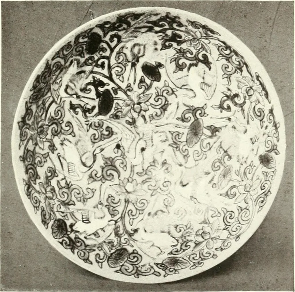 An illustration from Chinese pottery and porcelain : an account of the potter's art in China from primitive times to the present day, 1915, leaf 90