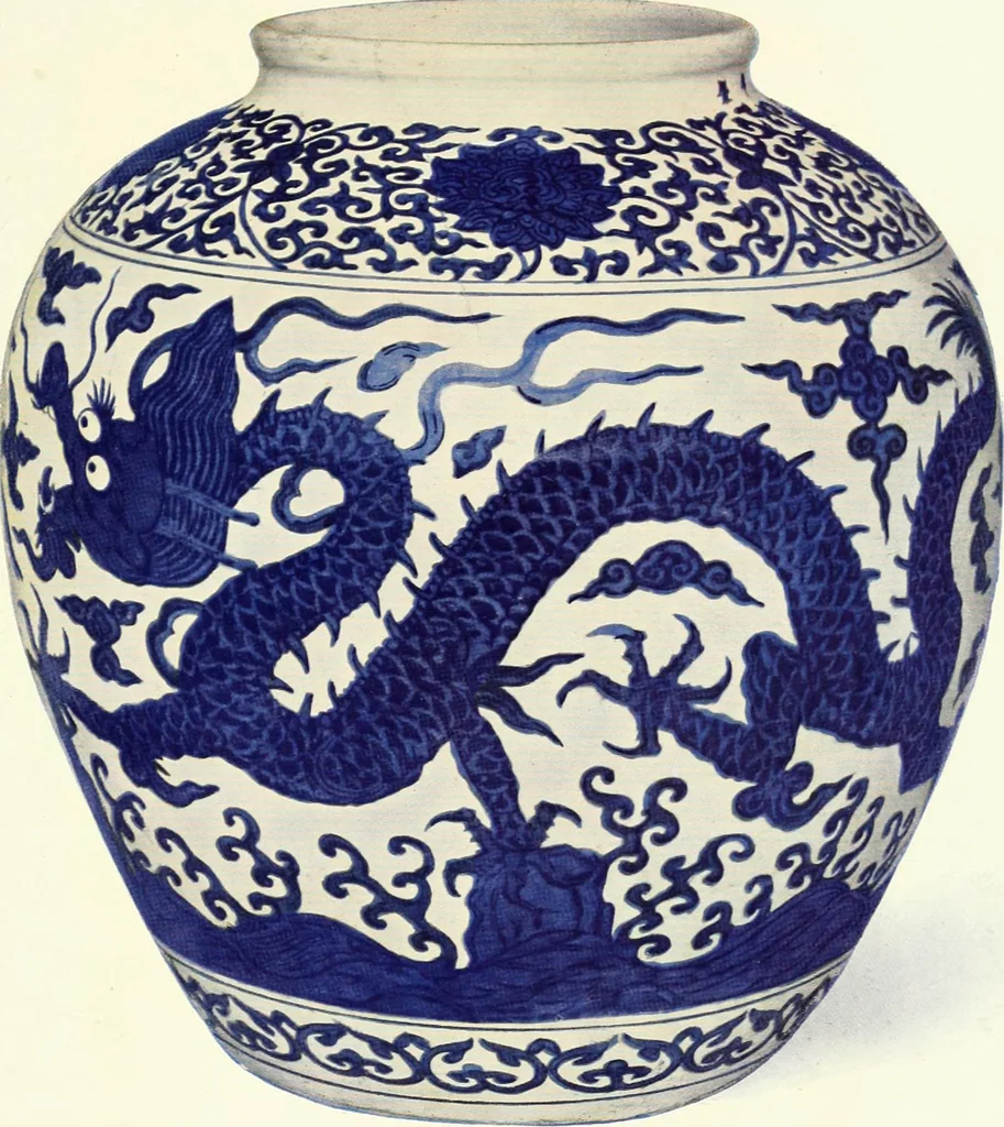 An illustration from Chinese pottery and porcelain : an account of the potter's art in China from primitive times to the present day, 1915, leaf 98
