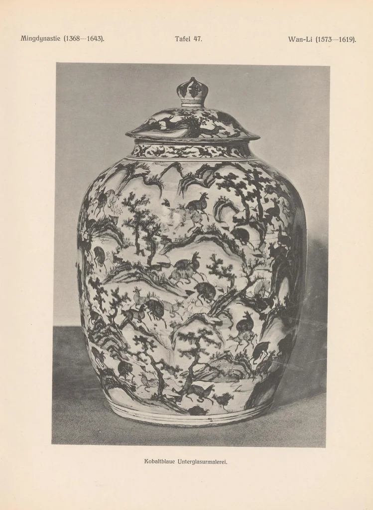 An illustration from Chinesisches Porzellan. : Seine Geschichte, Kunst und Technik, 1913, leaf 133