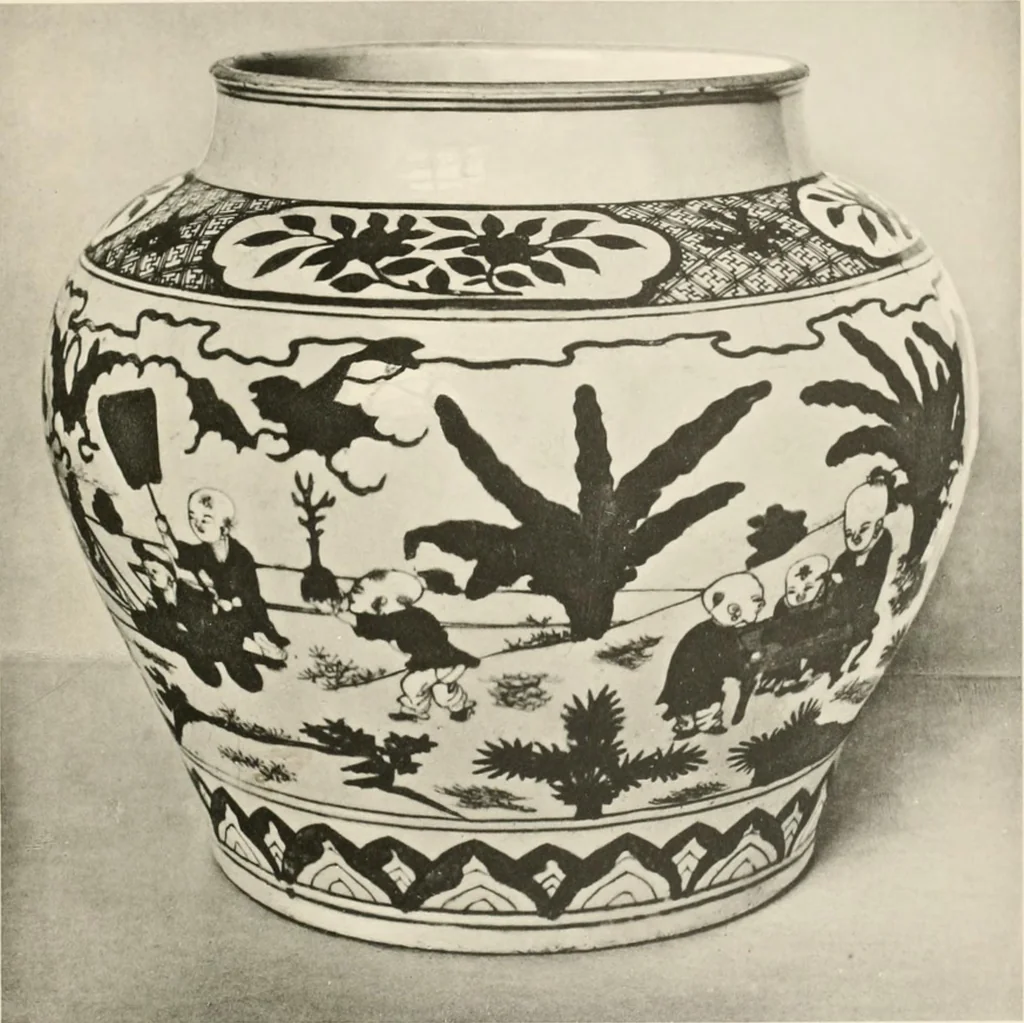 An illustration from Chinesisches Porzellan : seine Geschichte, Kunst und Technik, 1913, leaf 106