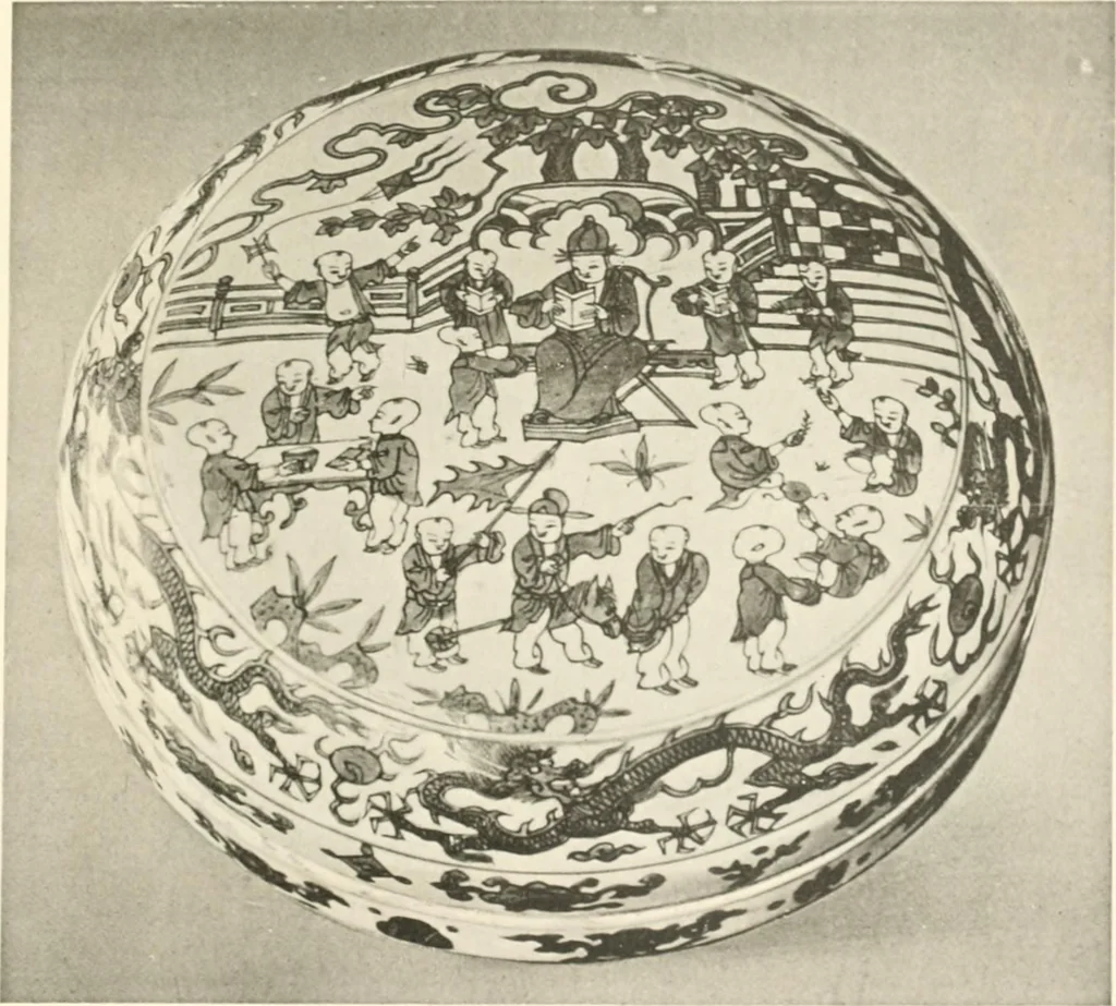 An illustration from Chinesisches Porzellan : seine Geschichte, Kunst und Technik, 1913, leaf 124