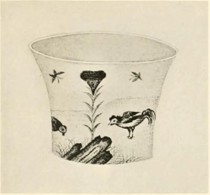 An illustration from Chinesisches Porzellan : seine Geschichte, Kunst und Technik, 1913, leaf 90