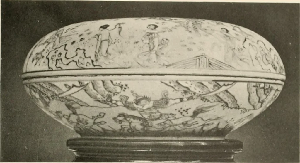 An illustration from Chinesisches Porzellan : seine Geschichte, Kunst und Technik, 1913, leaf 92