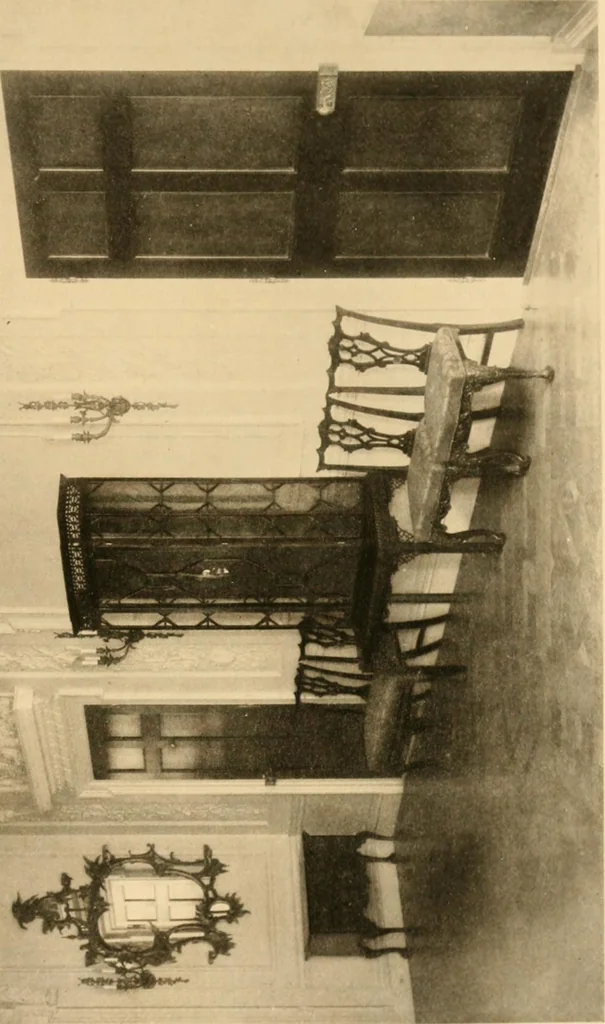 An illustration from A Chippendale romance, 1915, leaf 116