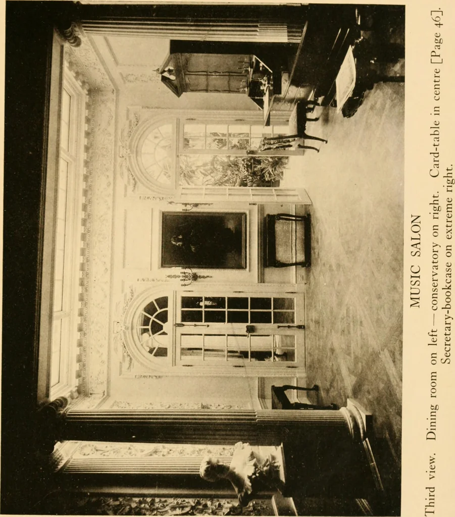 An illustration from A Chippendale romance, 1915, leaf 118