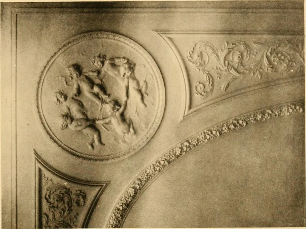 An illustration from A Chippendale romance, 1915, leaf 122