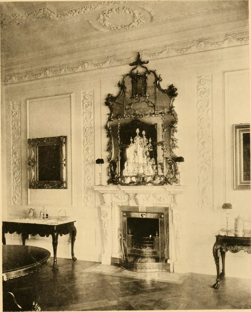 An illustration from A Chippendale romance, 1915, leaf 128