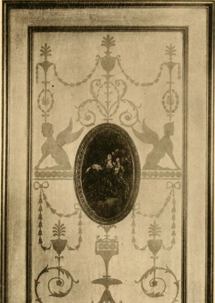 An illustration from A Chippendale romance, 1915, leaf 134