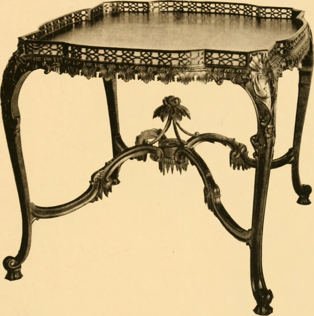 An illustration from A Chippendale romance, 1915, leaf 140