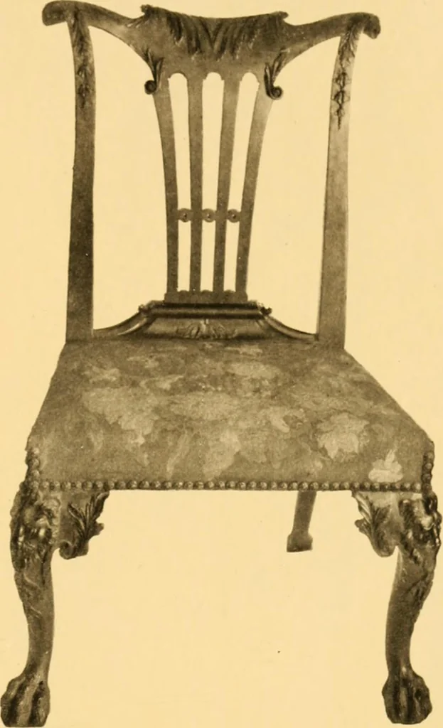 An illustration from A Chippendale romance, 1915, leaf 146
