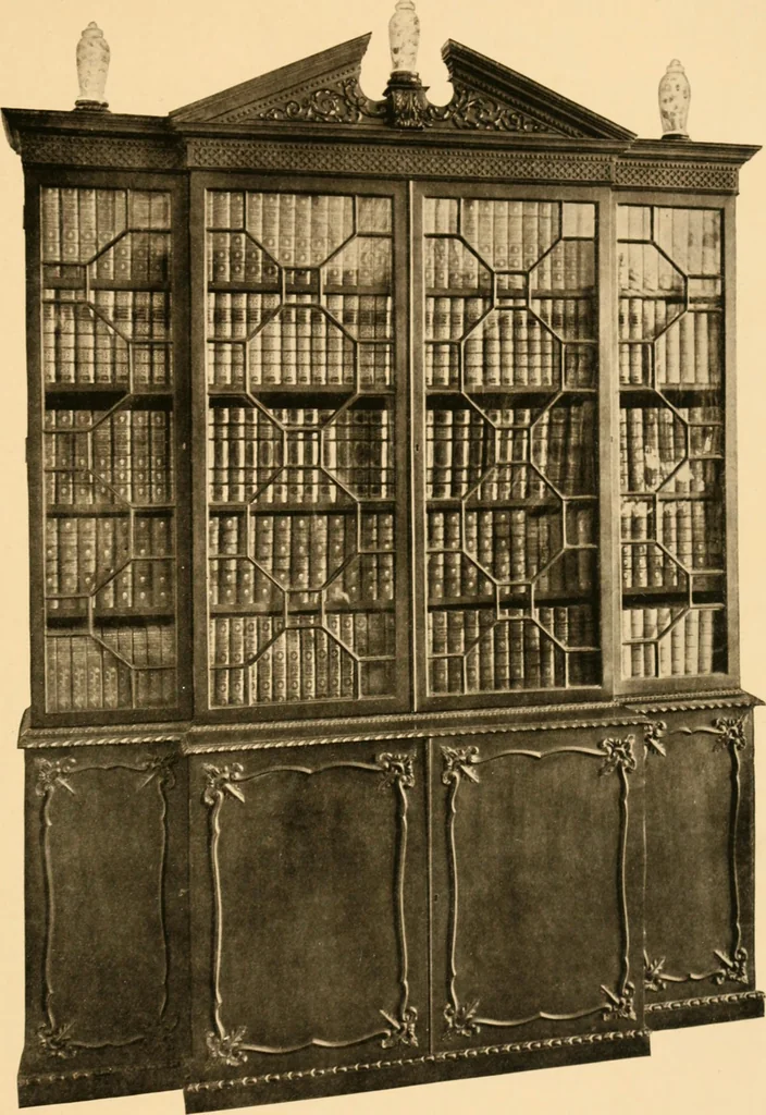 An illustration from A Chippendale romance, 1915, leaf 156