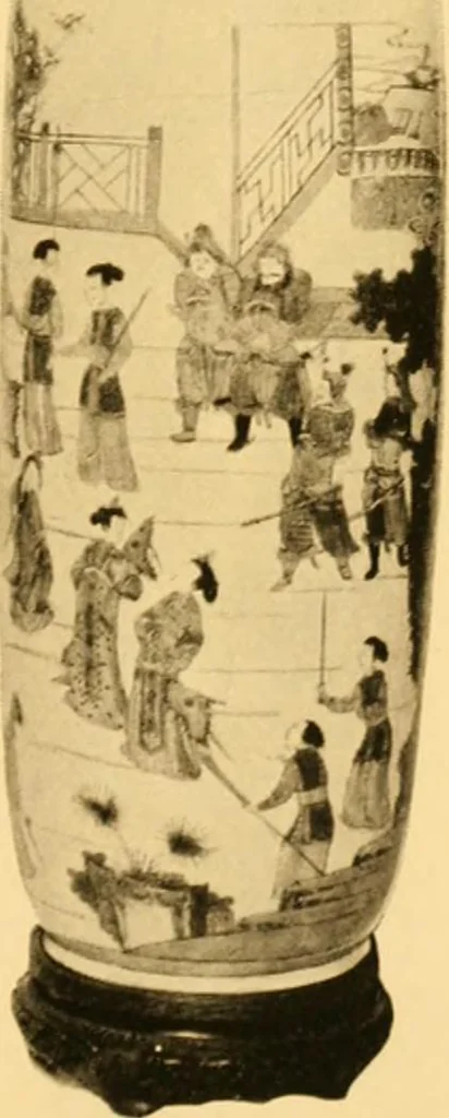 An illustration from A Chippendale romance, 1915, leaf 166