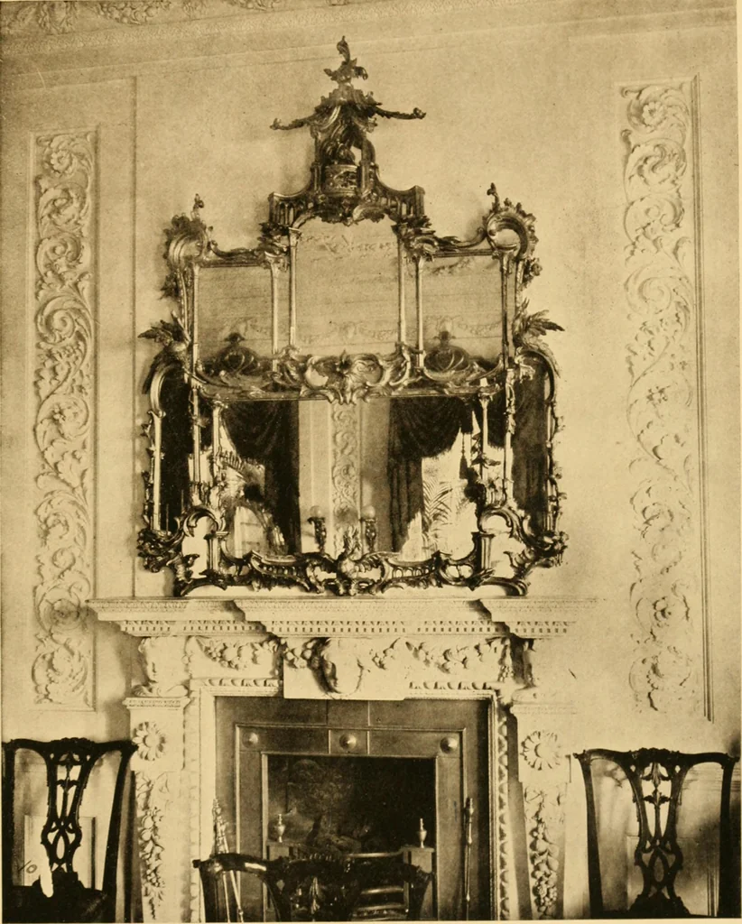 An illustration from A Chippendale romance, 1915, leaf 190