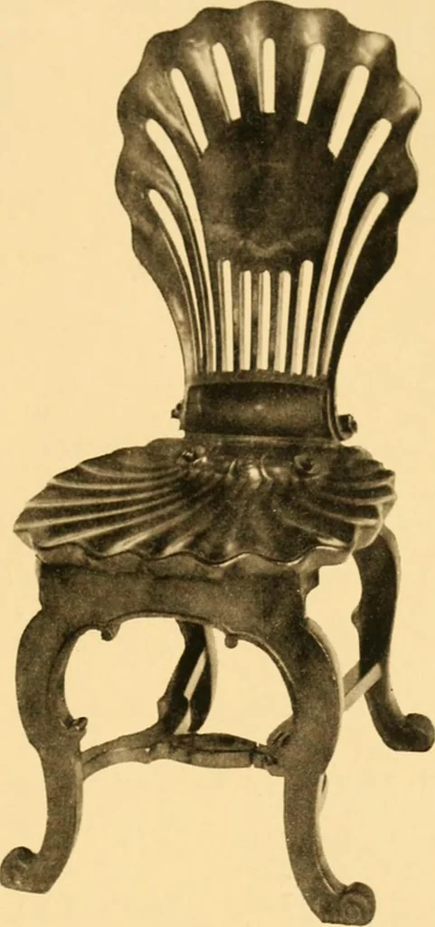 An illustration from A Chippendale romance, 1915, leaf 46