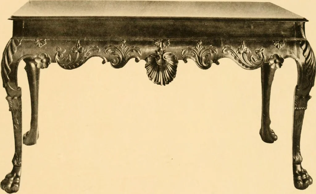 An illustration from A Chippendale romance, 1915, leaf 76