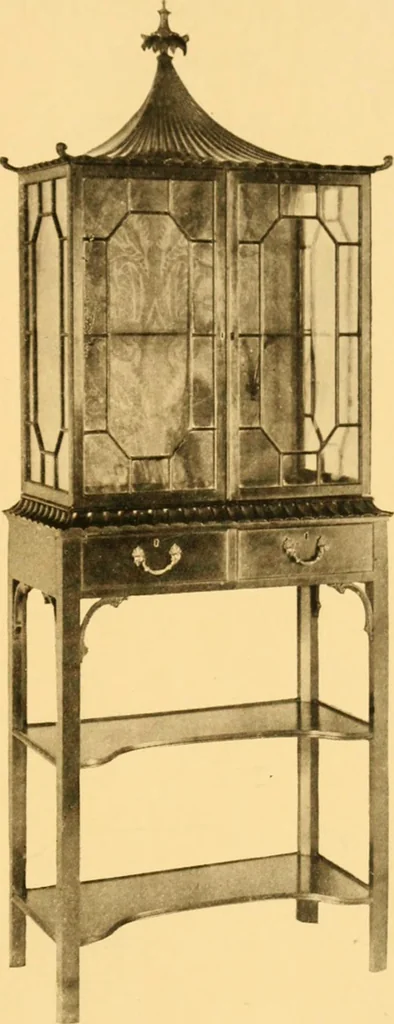 An illustration from A Chippendale romance, 1915, leaf 90