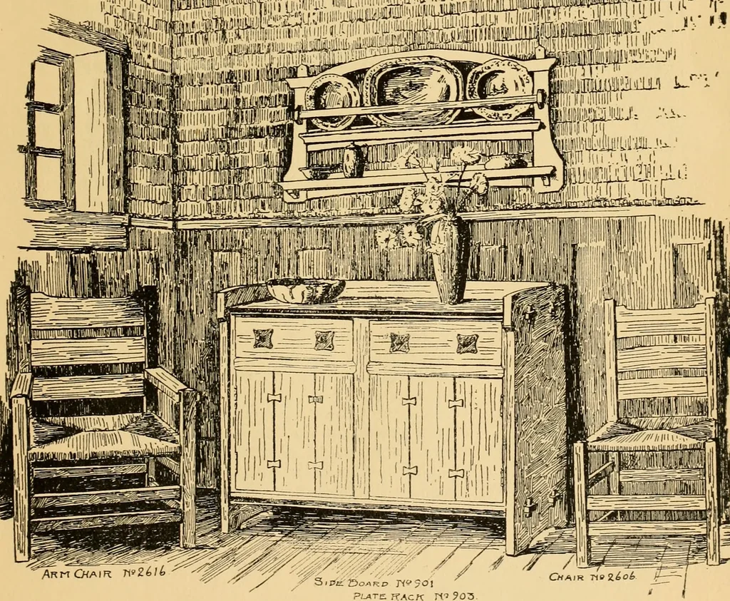 An illustration from Chips from the workshop of Gustave Stickley, Syracuse, N.Y., U.S.A., 1901, leaf 16