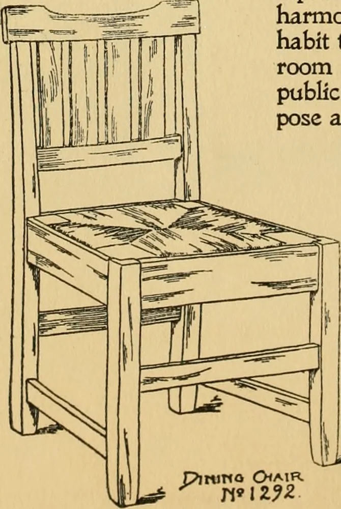 An illustration from Chips from the workshop of Gustave Stickley, Syracuse, N.Y., U.S.A., 1901, leaf 17