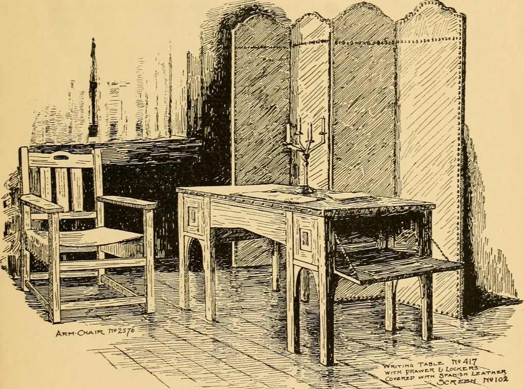 An illustration from Chips from the workshop of Gustave Stickley, Syracuse, N.Y., U.S.A., 1901, leaf 24