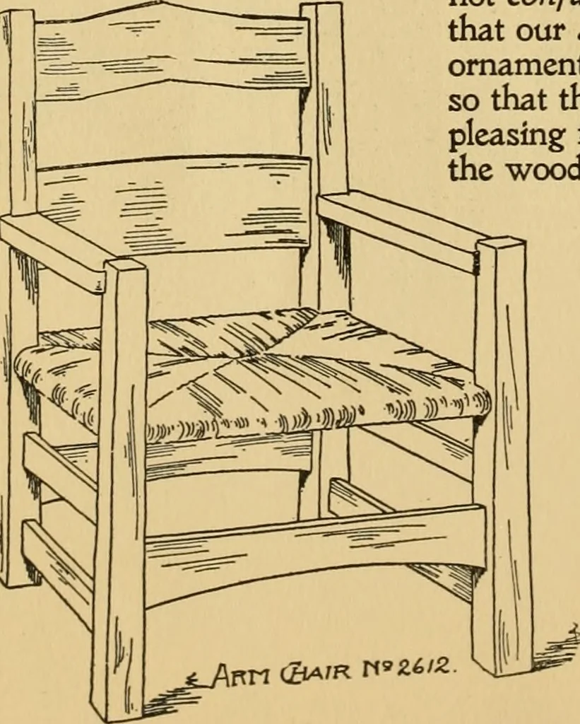 An illustration from Chips from the workshop of Gustave Stickley, Syracuse, N.Y., U.S.A., 1901, leaf 25
