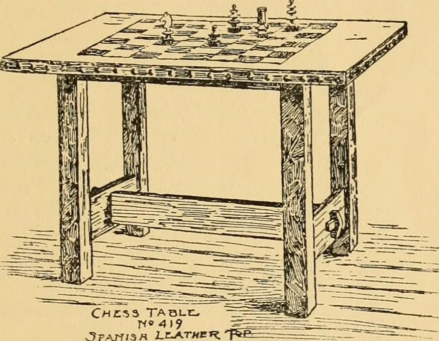 An illustration from Chips from the workshop of Gustave Stickley, Syracuse, N.Y., U.S.A., 1901, leaf 28