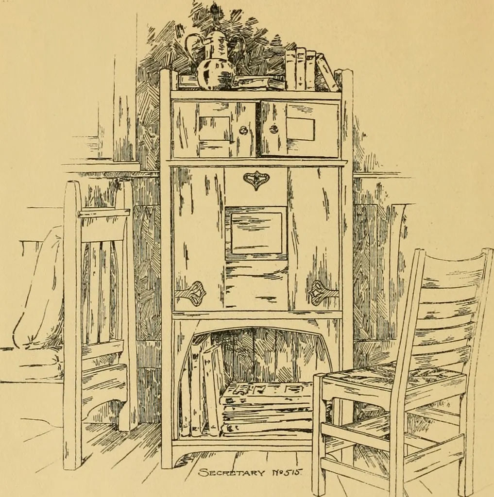 An illustration from Chips from the workshop of Gustave Stickley, Syracuse, N.Y., U.S.A., 1901, leaf 7