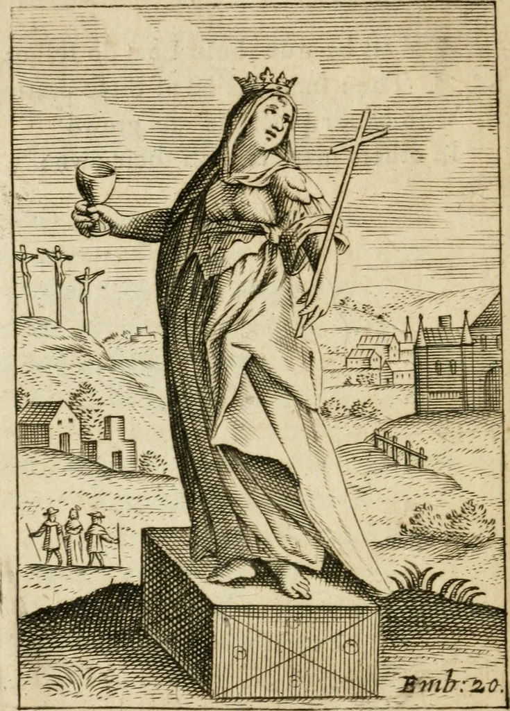 An illustration from Choice emblems, divine and moral, antient and modern, or, Delights for the ingenious, in above fifty select emblems , curiously ingraven upon copper-plates : with fifty pleasant poems and lots, by way of lottery, for illustrating each emblem to promote instruction and good counsel by diverting recreation, 1732, leaf 103