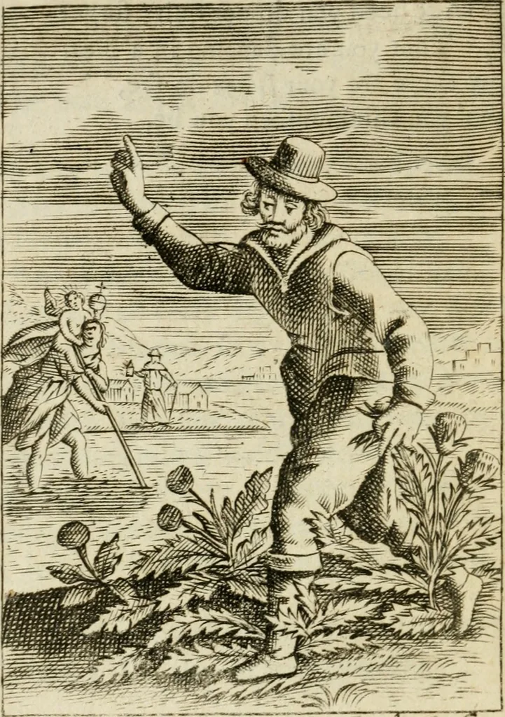 An illustration from Choice emblems, divine and moral, antient and modern, or, Delights for the ingenious, in above fifty select emblems , curiously ingraven upon copper-plates : with fifty pleasant poems and lots, by way of lottery, for illustrating each emblem to promote instruction and good counsel by diverting recreation, 1732, leaf 127