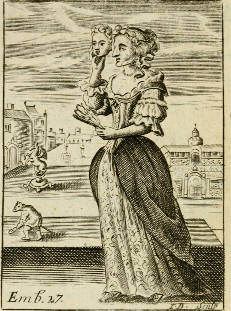 An illustration from Choice emblems, divine and moral, antient and modern, or, Delights for the ingenious, in above fifty select emblems , curiously ingraven upon copper-plates : with fifty pleasant poems and lots, by way of lottery, for illustrating each emblem to promote instruction and good counsel by diverting recreation, 1732, leaf 131